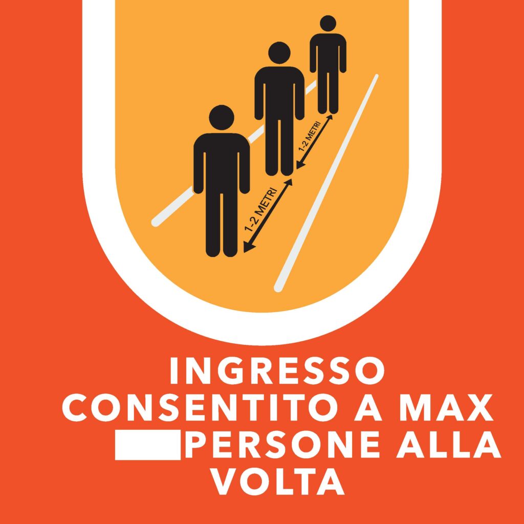 VSafety Cartello Pedone Vietato Accesso – 150x200 Cm – Vinile Autoadesivo A Forma Di Pedone